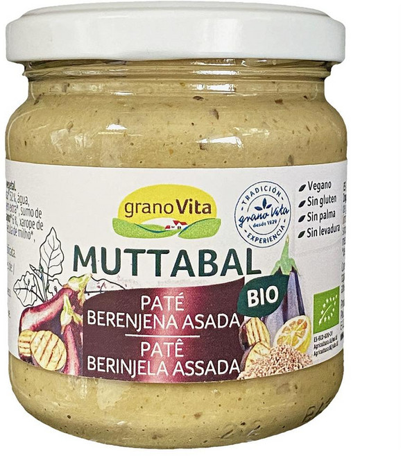 GRANOVITE 무타발 파테 위드 로스트 가지 글루텐 프리 앤 노 팜 오일, 175g, 1개