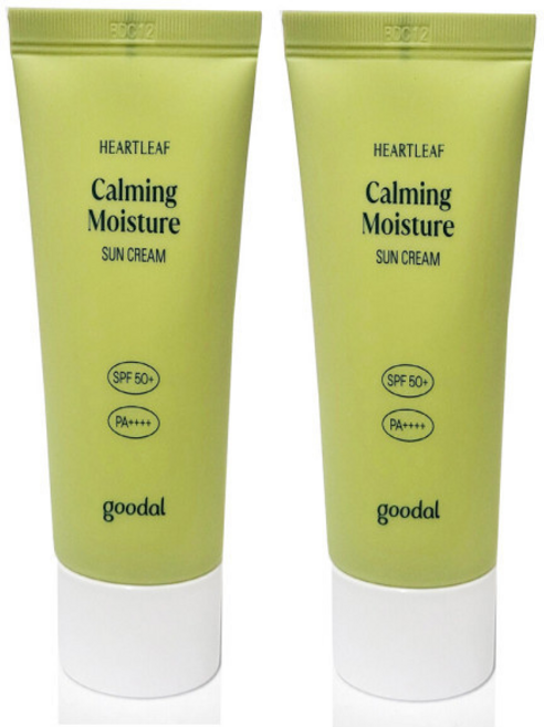 구달 맑은 어성초 진정 수분 선크림, 50ml, 2개