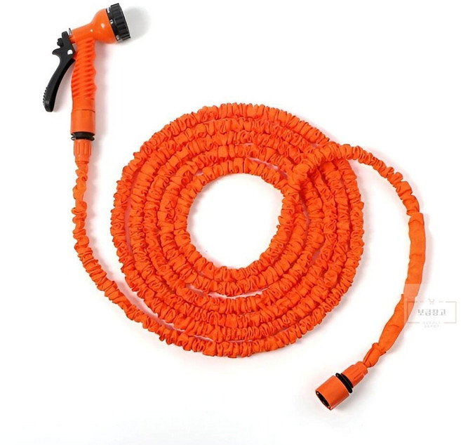 보급창고 고압 매직호스 15M 오렌지 주름호스, 1