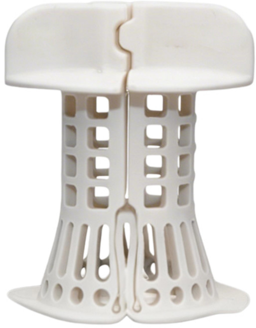 욕조의 새는 모발 필터 욕실 하수구 막힘 방지 필터 가정용 욕조 배수기 모발 잡동사니 수납 청소 신기, 화이트