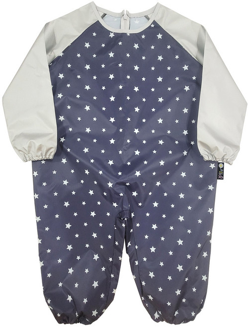 아동 전신미술가운 배색형, 곤색회색별