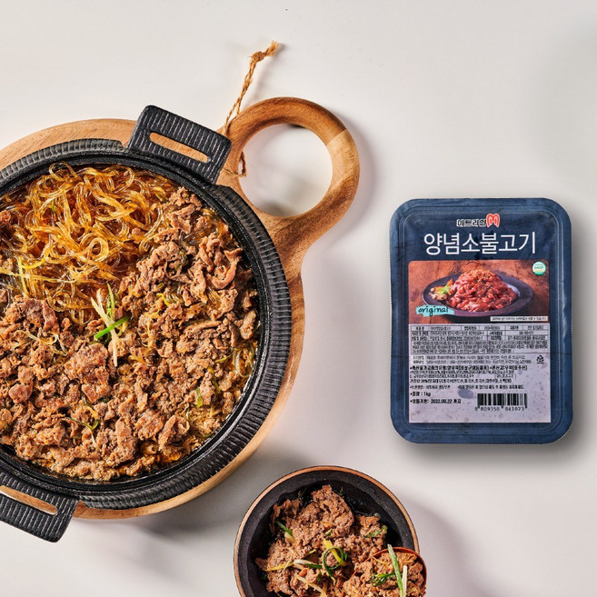 미트라인 청정우 프리미엄 양념 소불고기, 1개, 1000g