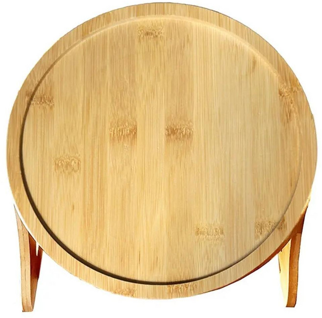 YLS-소파 팔걸이 트레이 컵 홀더 있는 대나무, [01], 색상: 1. As Shown Circle