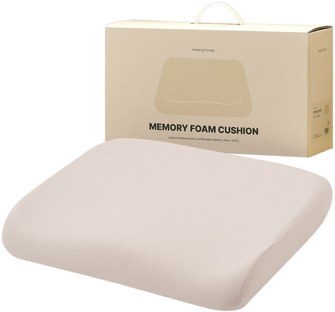 말랑하니 임산부 방석 산모 체중분산 도넛 방석, 화이트 베이지