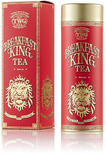 TWG 티 1837 블랙티 블랙퍼스트킹 틴케이스 Breakfast King Tea 100g, 1개