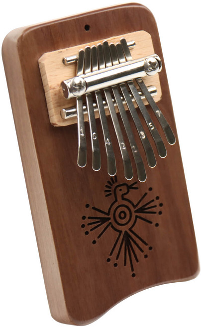 8음표 직사각형 칼림바 + 3액세서리 세트 재고가 한국에 있다, 흑호두, 1개