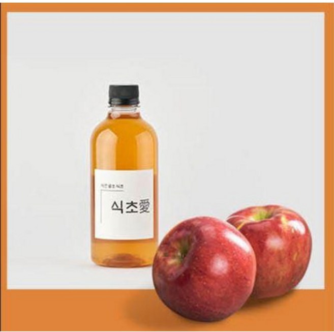 햇빛촌 천연 자연발효 수제과일식초 /사과식초 500ml 1개