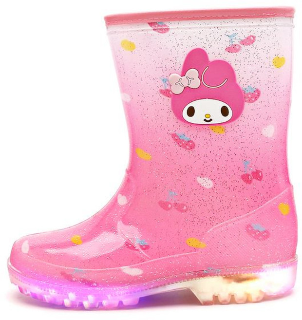 마이멜로디 라이팅 레인부츠