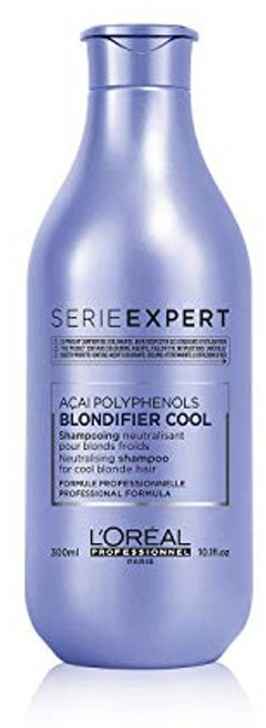 유럽 로레알 프로페셔널 시리즈 엑스퍼트 블론디파이어 쿨 샴푸 300ml 헤어케어, 1개