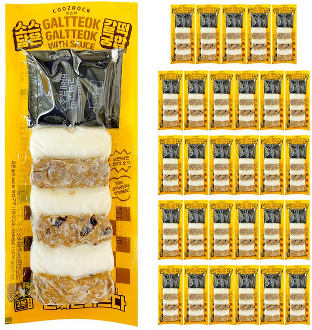 쿠즈락 소스담은 갈떡궁합 (갈비소스), 30개, 135g