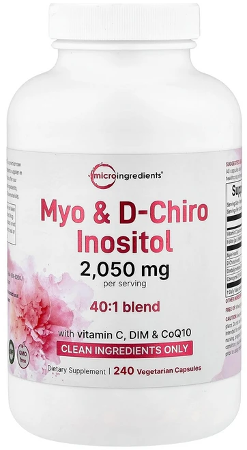 Micro Ingredients Myo D Chiro Inositol 미오 D 카이로 이노시톨 240정, 1개 - 쿠팡