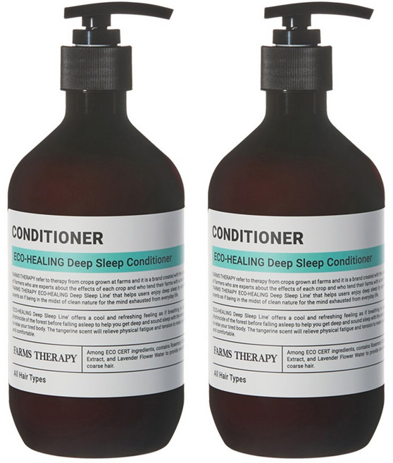 팜스테라피 에코힐링 딥 슬립 컨디셔너 490ml, 2개, 500ml
