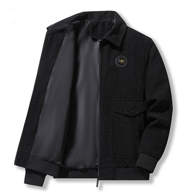 셀럽당 남성 봄가을 야상 점퍼 루즈핏 캐주얼 카고 코듀로이 코트 겨울 기모 상의 T0739-LI