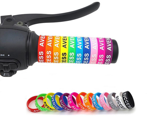 SEAMETAL 오토바이 핸들 미끄럼방지실리콘 원형 레버그립 손잡이커버 30mm 직경 26p, 1세트, 컬러