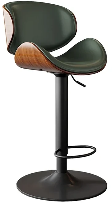 금속 다리미 바 스툴 리프트 백 하이 홈 아일랜드 데스크 의자 컨퍼런스 룸 응접실, 7.D, 1개