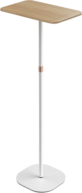 도들리 높이조절 스탠딩 미니 테이블 노트북 책상, 화이트