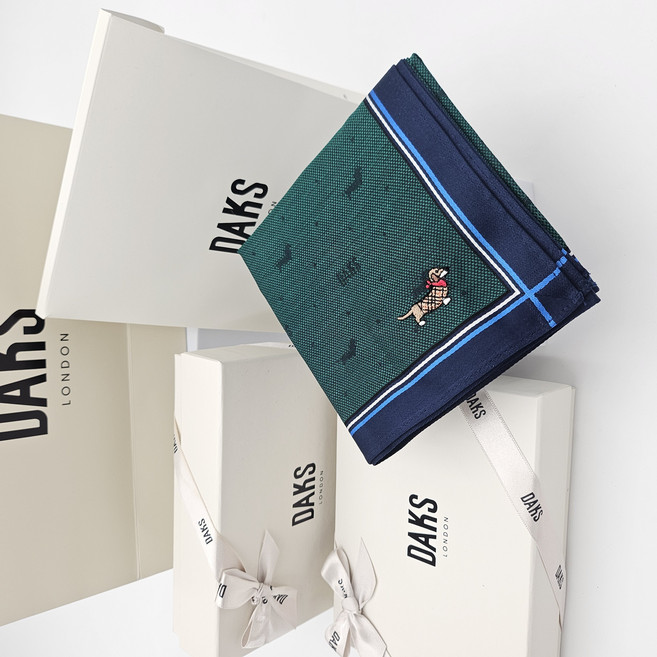 닥스 손수건 닥스훈트 포인트