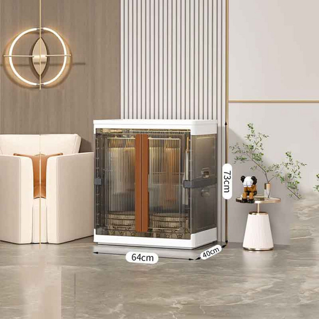 대용량 옷장 수납장, 1개, 그레이