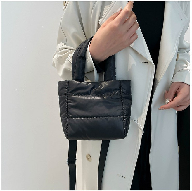 누비즈 여성 미니 패딩백 미니크로스백 초경량