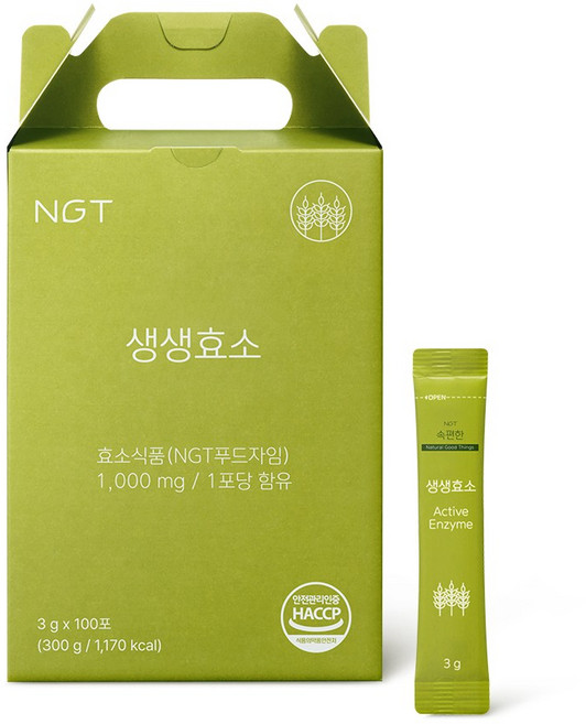 네츄럴굿띵스 속편한 생생효소 100포 1박스, 300g, 1개
