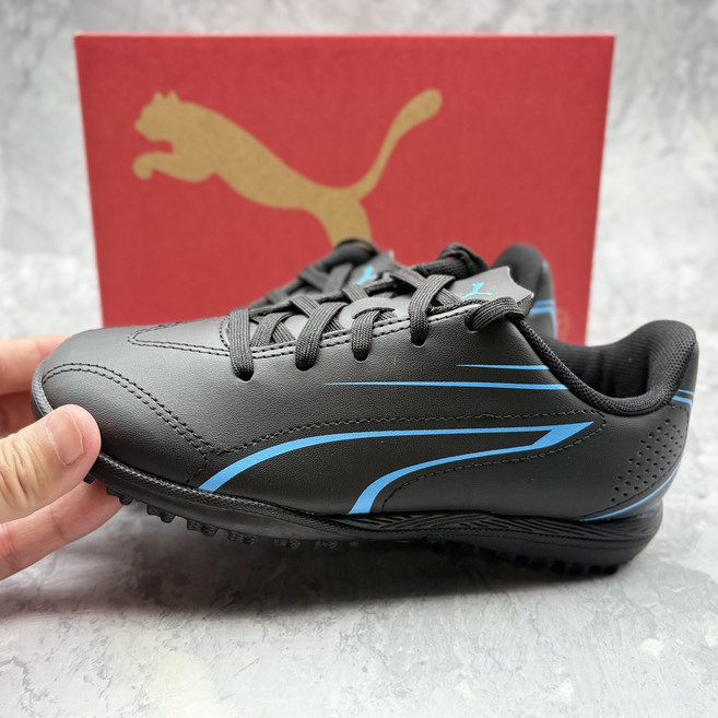 푸마 비토리아 어린이 풋살화 인조잔디 훈련용 축구화 + leapspt 파우치