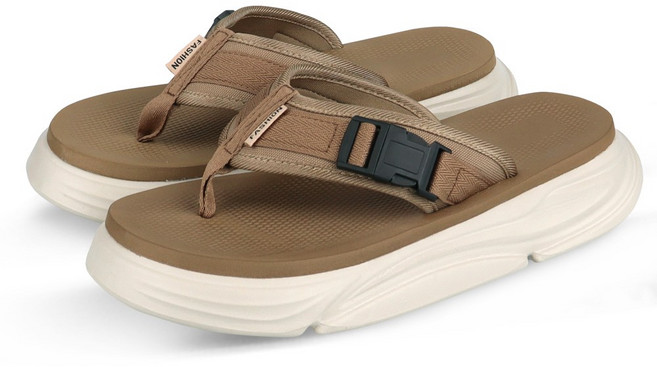 발캉스 남성용 리커버리 무중력 쿠션 플립플랍 쪼리