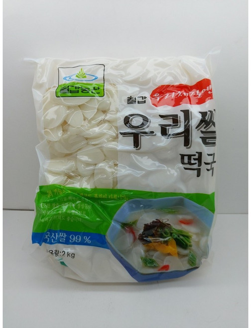 칠갑농산 우리쌀 떡국 2kg(국산 살 99%) (하루 배송 99%) Haccp 인증, 2kg, 1개