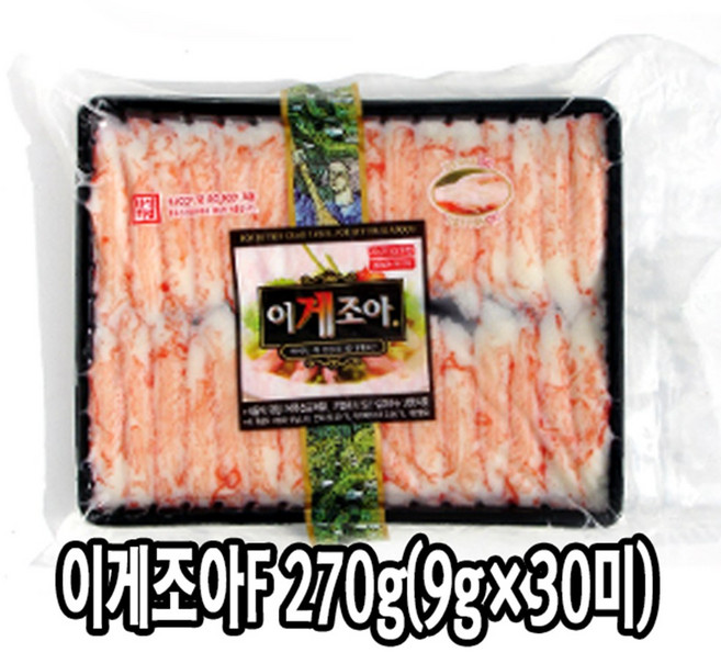 다인 초밥용 게맛살 이게조아F 270g (9gX30미) 한성 게맛살초밥 크래미 샐러드, 1개