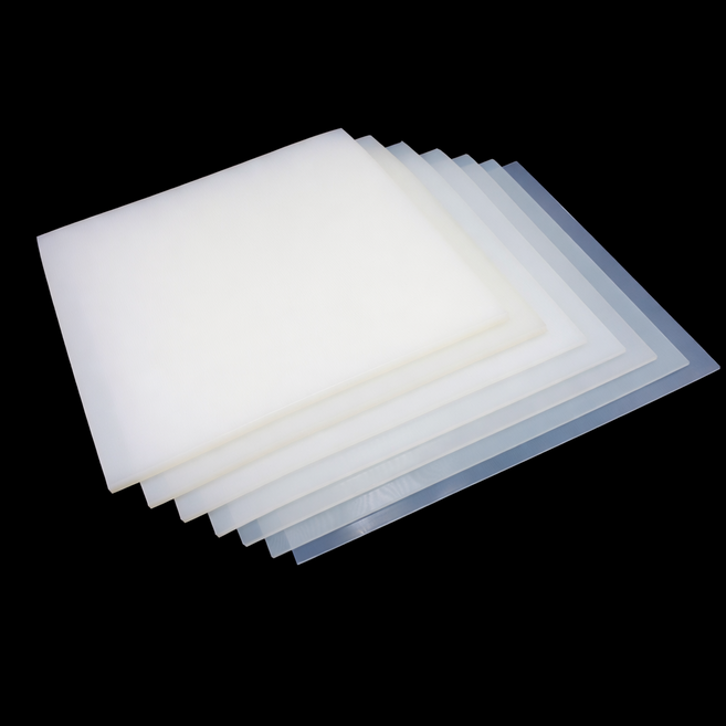 반투명 실리콘시트 실리콘판 300mm*300mm*1T~20T 경도 10~70도, 1개