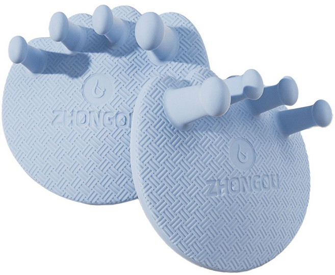 足弓訓練器專利升級款 足部肌肉強化 改善扁平足 人體工學設計 環保材質, 淺藍色, 中歐