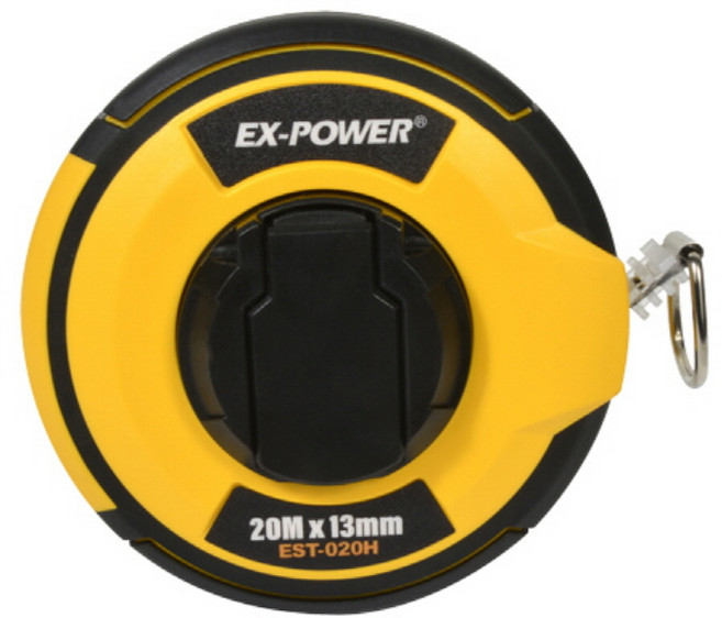 이엑스파워 롱스틸줄자 20mx13mm EST-020H, 단품