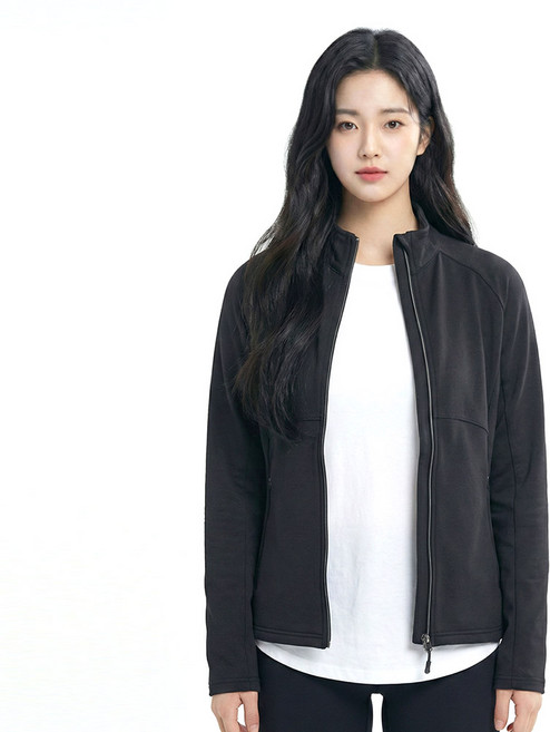 콜핑 여성 부드러운 트레이닝 상의 자켓 운동 헬스 런닝 츄리닝