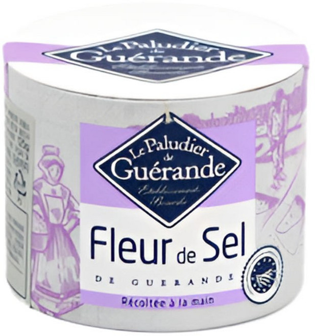 게랑드소금 플뢰르 드 셀 원통 125g 토판 천일염, 1개