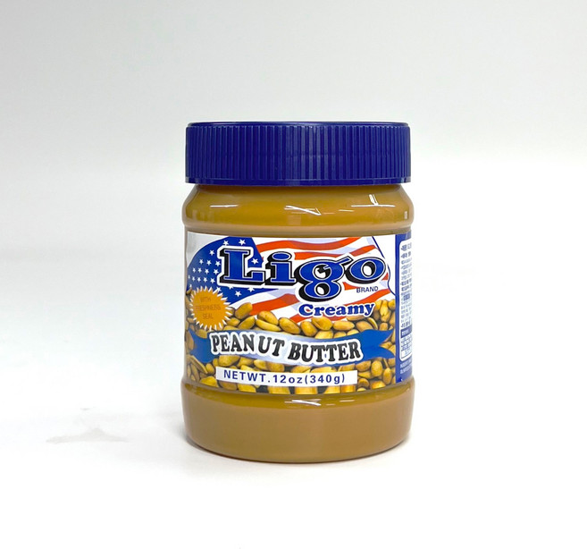 리고 땅콩버터 크리미 340g, 6개