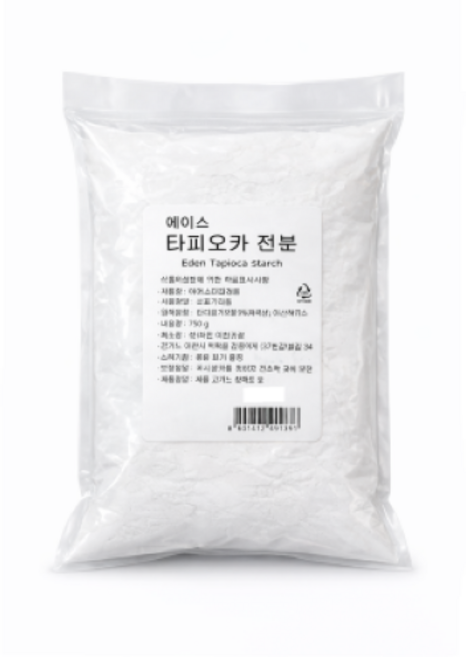 타피오카 전분 버터떡 재료 200g 소포장, 1개