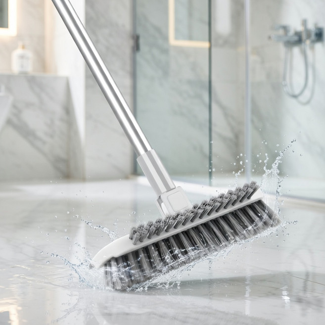 꼼수창고 욕실 바닥 2단 길이조절 가능 화이트, 1개