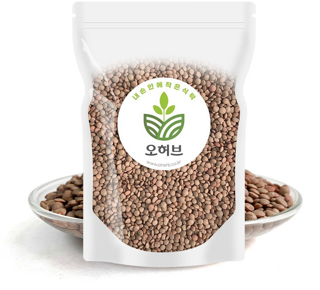 렌틸콩 렌즈콩 브라운 렌틸콩밥 1kg, 1개