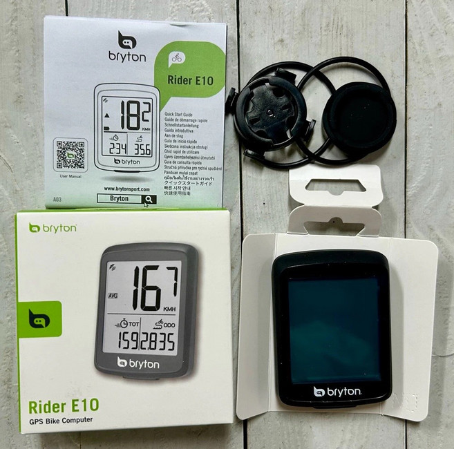 Bryton Rider E10 GPS Bike Computer, 灰色, 1個