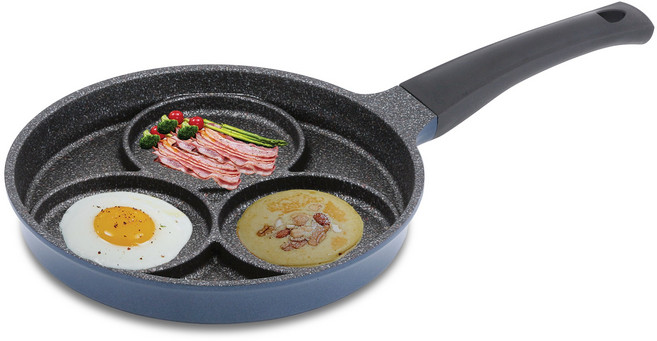 쉐프웨이 윤식당 트리플 IH 인덕션겸용 3구 에그팬 24cm, 1개