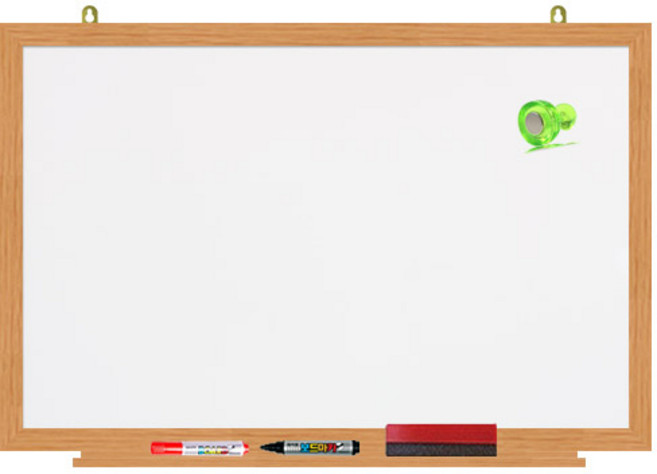 영남칠판 자석 화이트보드 240x120cm, 오크