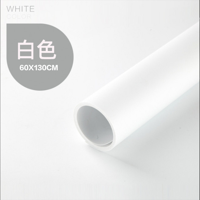 eYe攝影 防水背景板 PVC 婚攝人像商品攝影背景布 網拍倒影板, 1個, 60*130 磨砂白