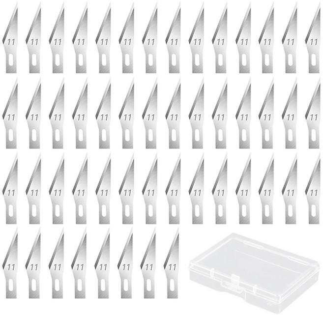 아트나이프용 칼날 25개 세트 프라모델 각종 공예