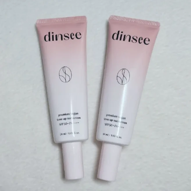 딘시 프리미엄 비건 톤 업 선크림 50ml 더블기획, 2개, 100ml