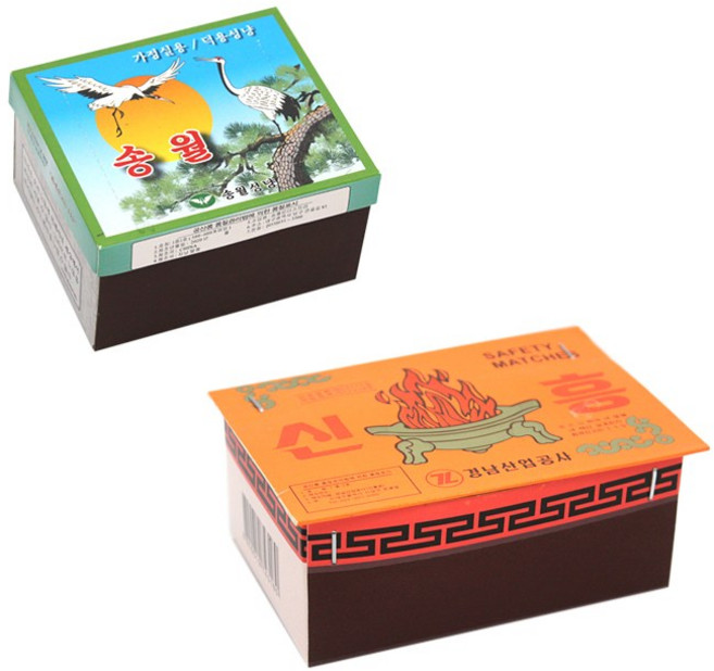 사각 통성냥 1곽 송월 신흥 성냥 갑 탑 쌓기 용, (신흥), 1개