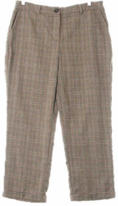 로미스토리 0692 브라운 체크 어바웃어스팬츠 [3]