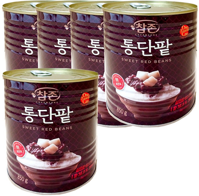 [무료배송][참존] 빙수팥 850g, 5개