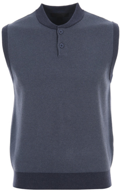 로베르따 115까지 남성용 겨울 고급 레이온 폴리 나일론 혼방 짜임 라운드넥 니트조끼 베스트 RP3L032