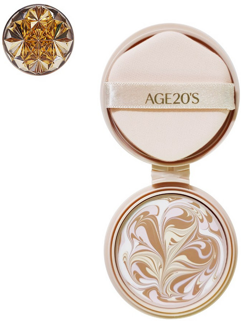 에이지투웨니스 에이지20s 팩트 로얄골드 에디션 에센스 커버팩트 리필, 23호, 1개