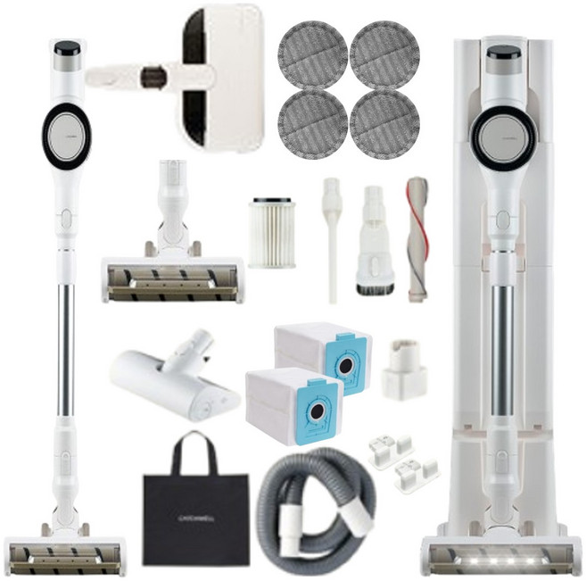 캐치웰 CX PRO 매직타워 N 무선청소기 CXPRON, 화이트, CXPRON+물걸레키트