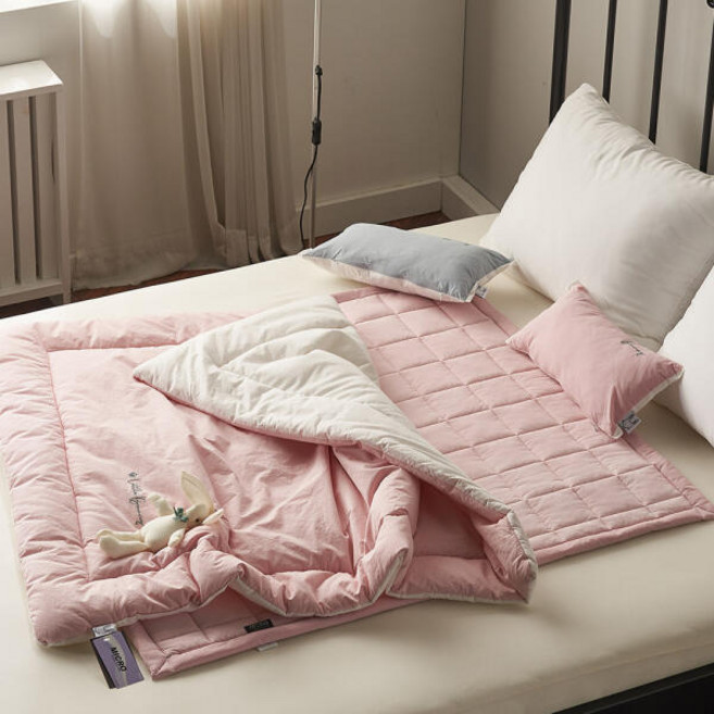 아트박스/샤이닝홈 아밍 알리스 순면 유아 낮잠이불, 100X120／핑크, 핑크